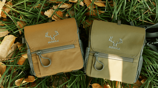 Moxule Compact Binocular Pouches | Camouflage Hunting Gear Accessories