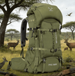 MOXULE Pro 3600 Hunting Backpack - Green, Modular Frame Design for Durable Hunting Expeditions