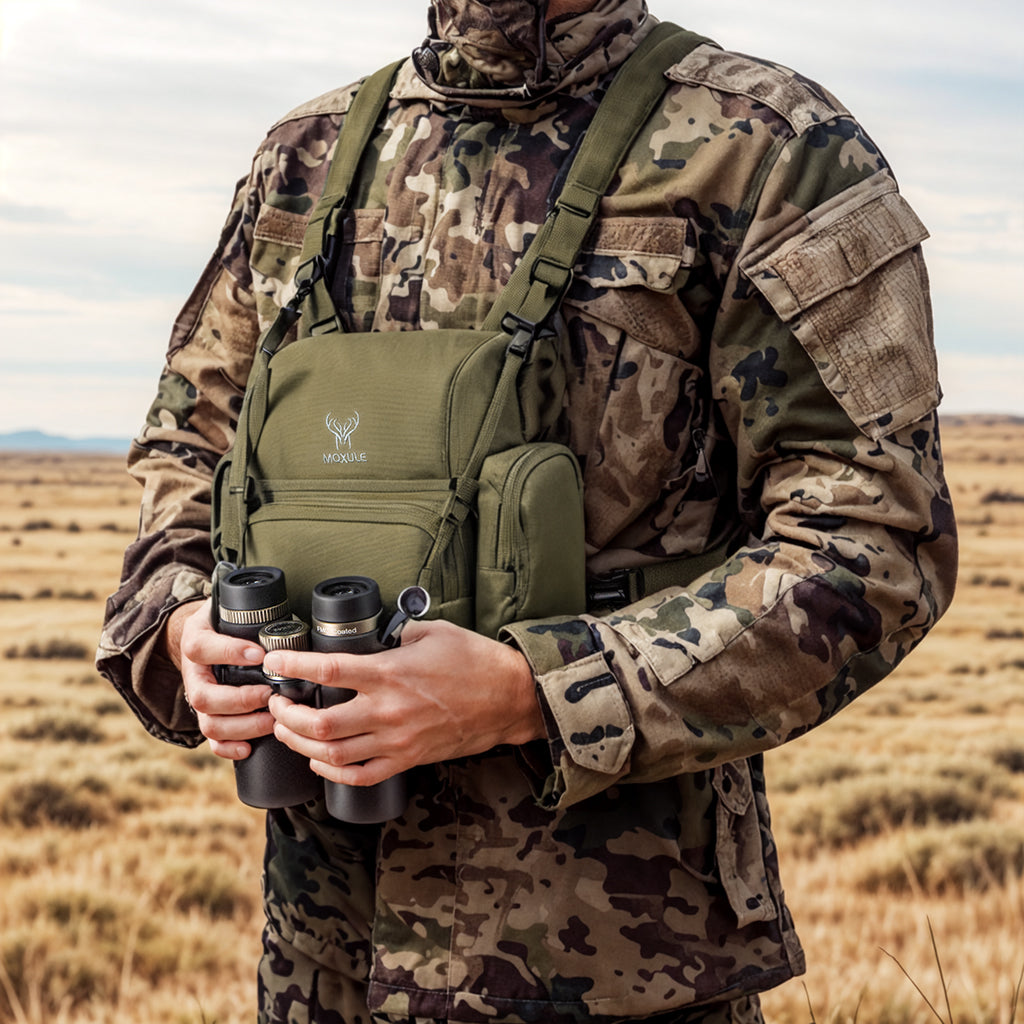Moxule Binocular Harness - Wolf Brown
