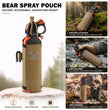 Moxule Coyote/Brown Bear Spray Bag. Compatible with the MOLLE system, waterproof, lightweight and easy to handle, suitable for hunting and field security.