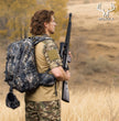 Oversized Moxule Bino Pack: Dimensions 8.07"x6.3"x2.95" to fit full-size binoculars, with integrated rain cover and cleaning cloth for field-ready durability.