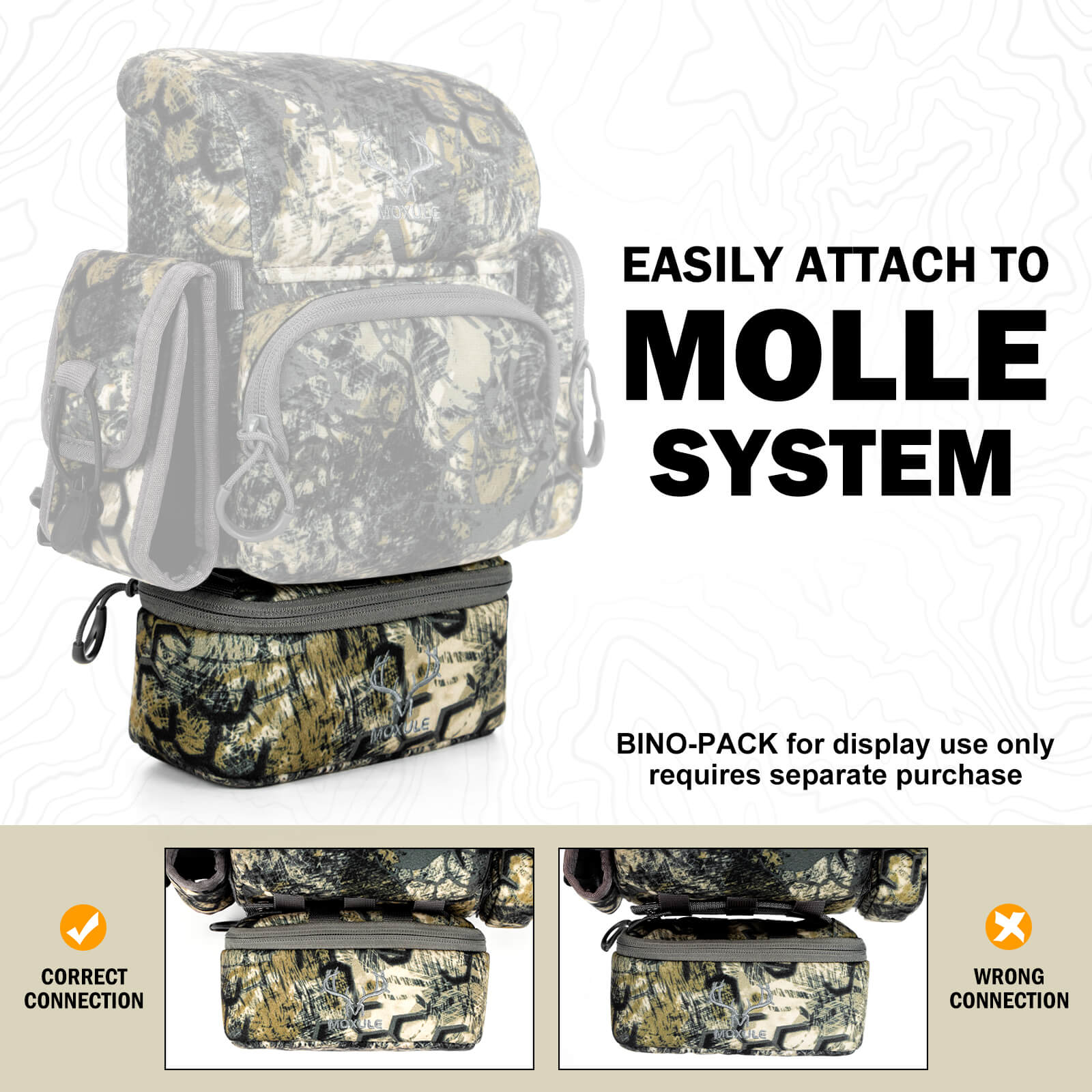 Moxule Binocular Harness Bottom Pouch