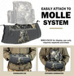 Moxule’s camo hand muff easily attaches to MOLLE systems . Works as standalone gear or expanded combination.