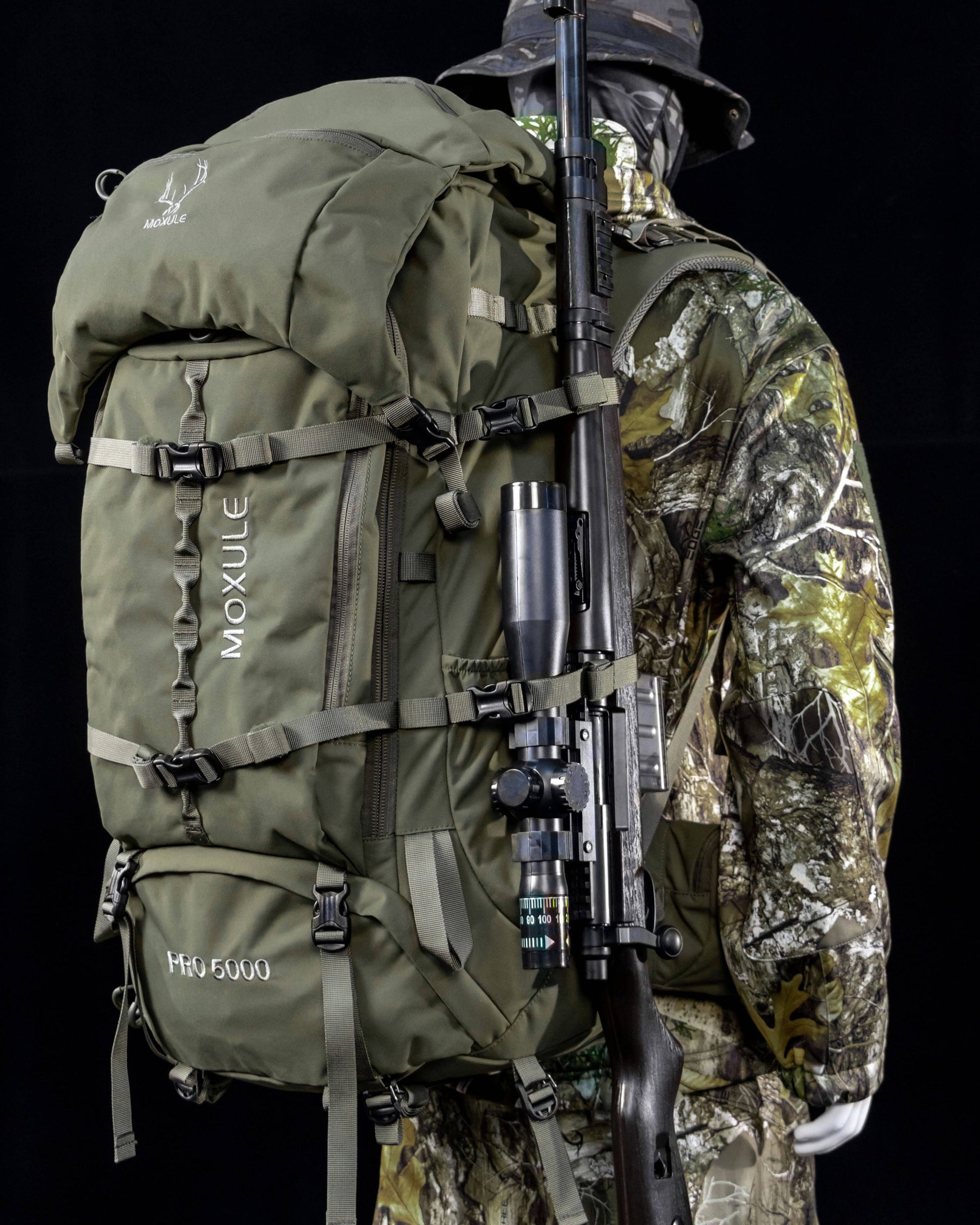 allintitle camo hiking backpack Waterproof Silent Moxule 5000cu 80L Camo Frame Backpack, Military-Style Large Capacity Hunting Pack for Hunting, Birdwatching & Outdoor Hunting