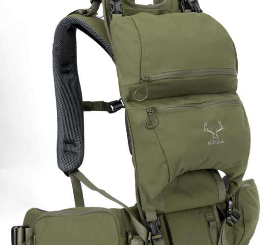 MOXULE Green Multi-functional Hunting Backpack, Top Backpack Can Be Attached with Backpack Frame