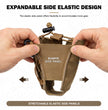 xpandable elastic side panel on Moxule MOLLE radio hunting pouch