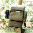 Moxule’s olive drab tactical backpack + accessory pouch set: multi-pocket design, water-resistant fabric, and side slots for tools/optics. 