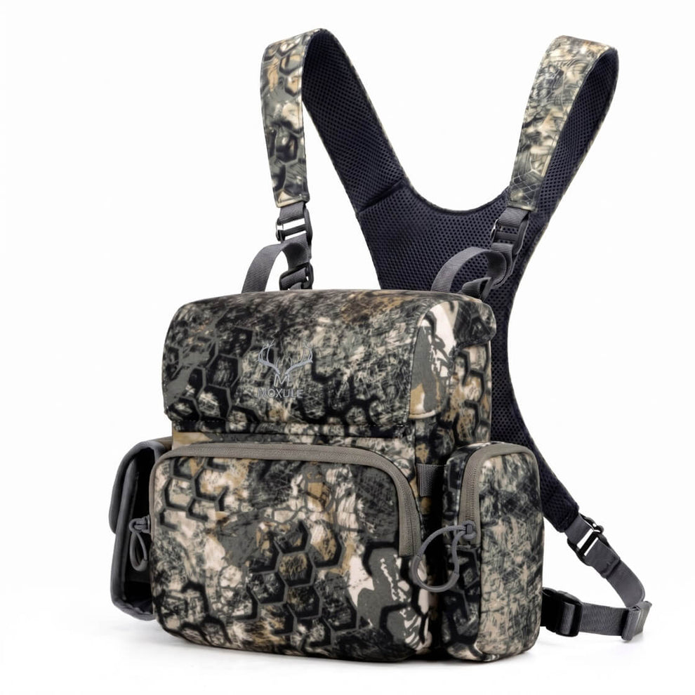 Moxule Camo Binocular Harness Silent Lightweight Chest Pack For moxule-camo-binocular-harness-silent-lightweight-chest-pack-for