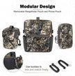 Moxule Modular Camo Bino Harness with Detachable Rangefinder & Phone Pouches